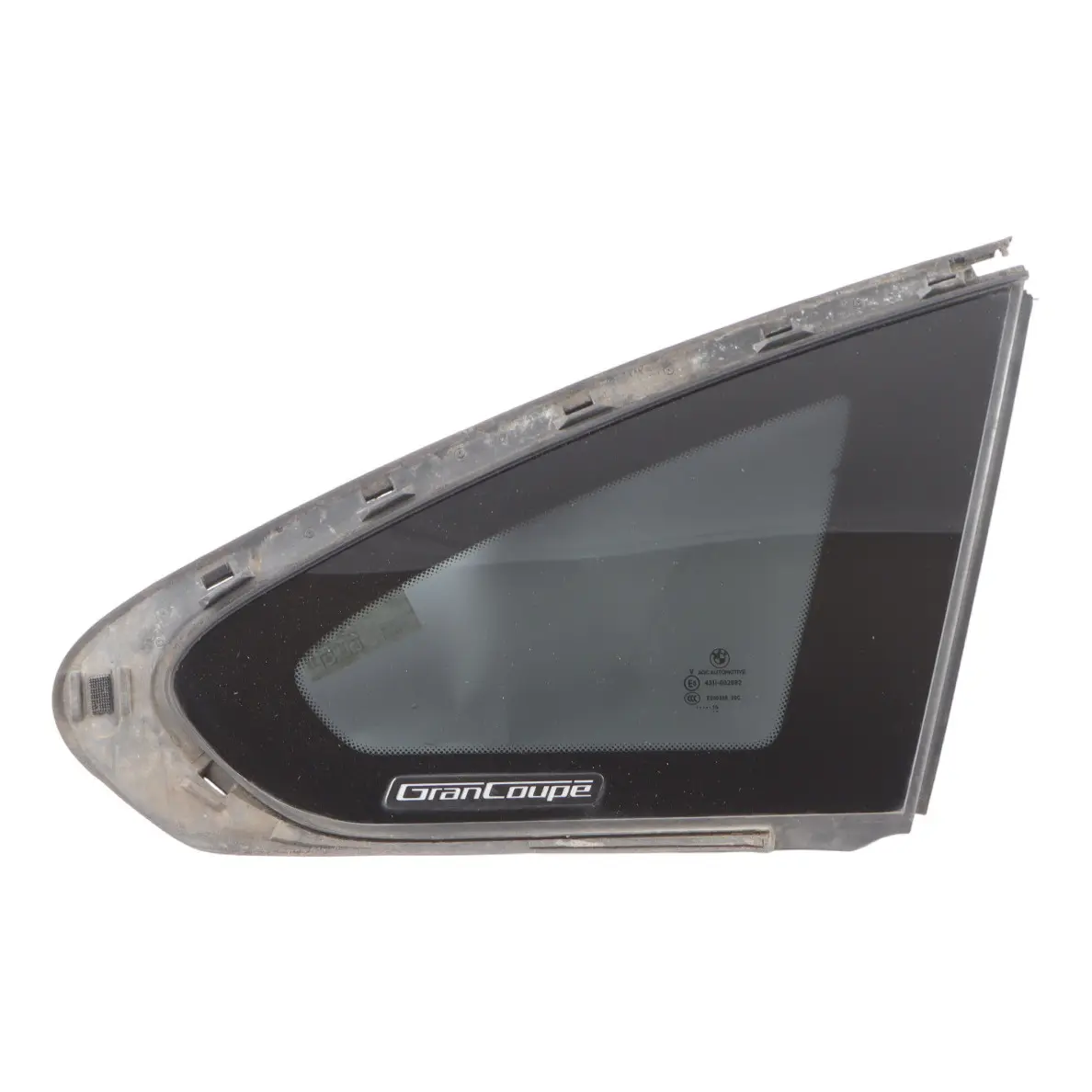 BMW F36 Gran Coupe Window Glass Fixed Rear Right O/S Tinted Triangle 7412028