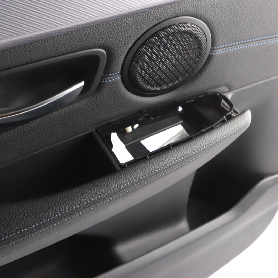 Door Card BMW F45 F46 Rear Left N/S Door Lining Panel Leather Dakota Black Blue to with Part number 7428471 Door Card BMW F45 F46 Rear Left N/S Door Lining Panel Leather Dakota Black Blue - SKU 7428471 - Part number 7428471