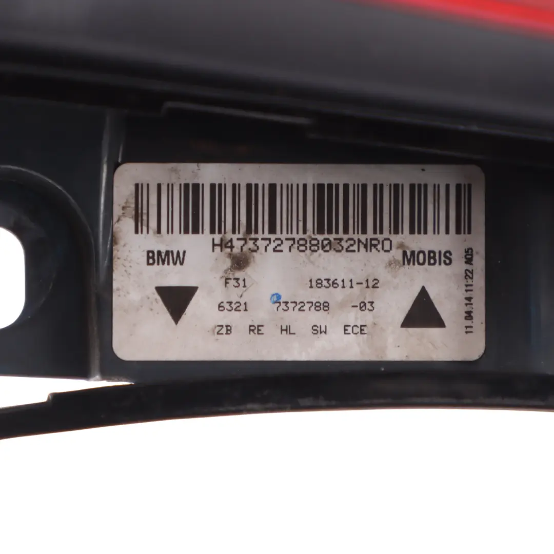 Lamp BMW F31 Touring Light Lighting In The Side Panel Right O/S to Rear with Part number 7429728 Rear Lamp BMW F31 Touring Light Lighting In The Side Panel Right O/S - SKU 7429728-2 - Part number 7429728