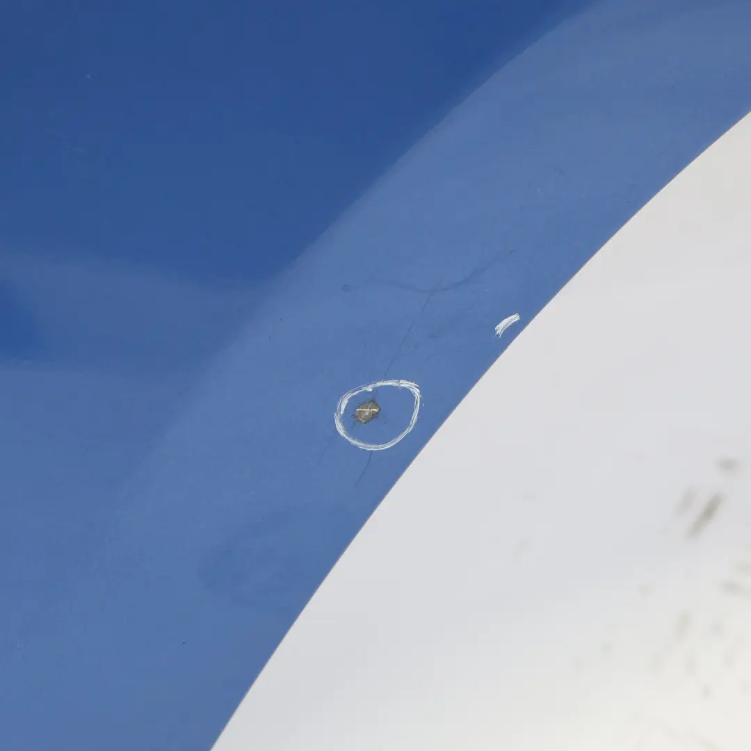  Side Panel BMW F30 F31 Wing Fender Front Right O/S Estoril Blue Metallic - B45 - SKU 7438440-EB2 - Part number 7438440