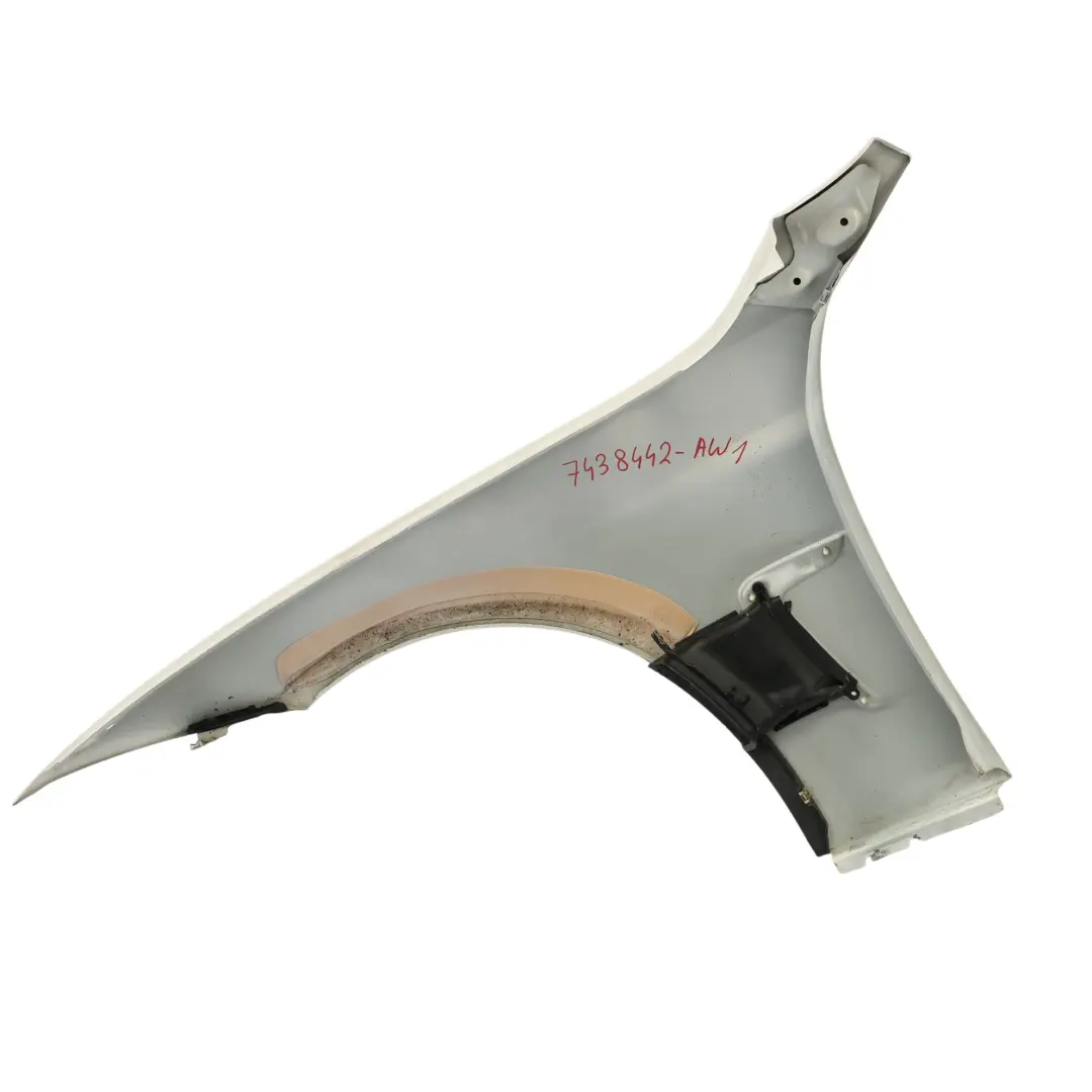 BMW F32 F33 Błotnik Przedni Prawy Alpinweiss 3 Biały - 300 - SKU 7438442-AW1 - Numer Części 7438442