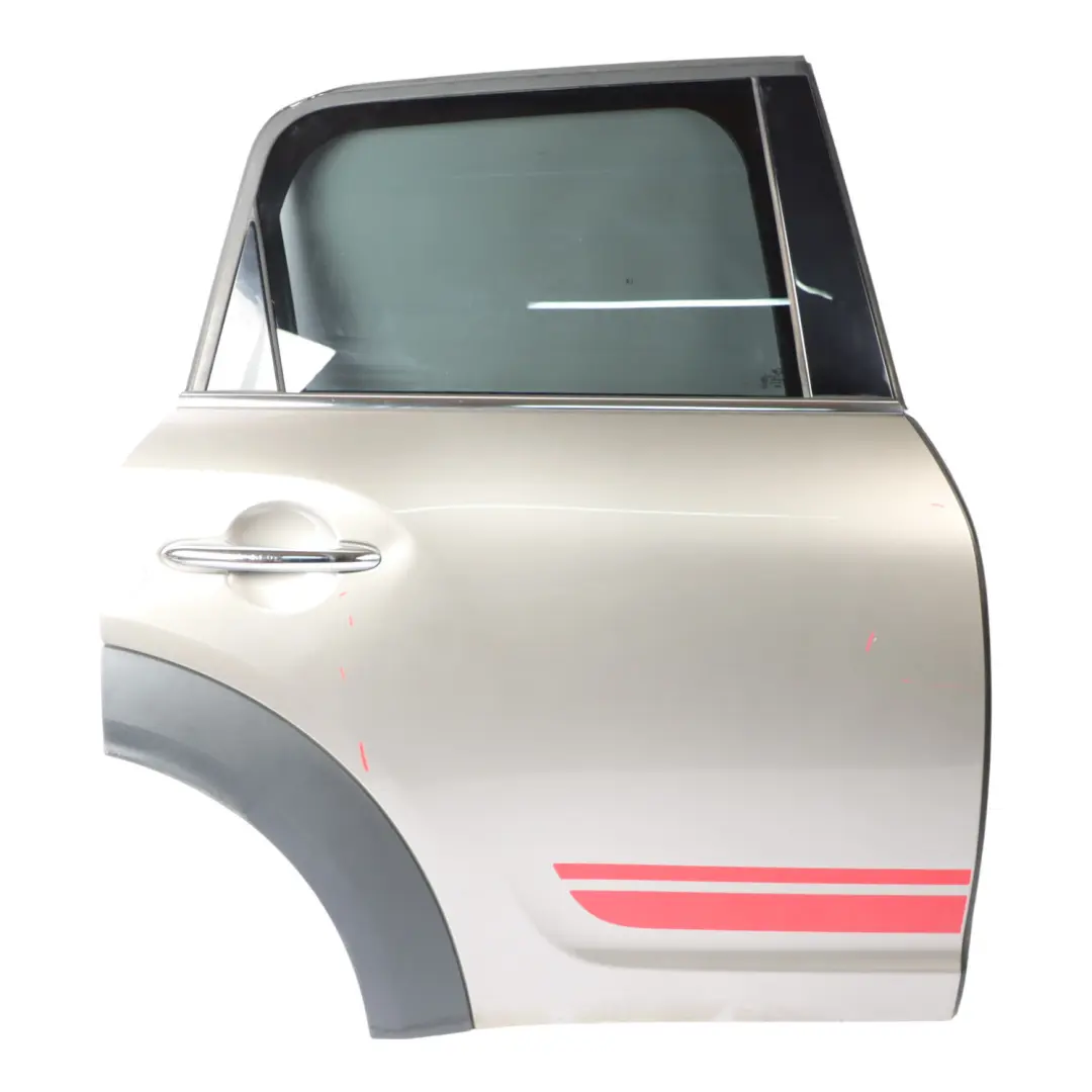 Mini F60 Countryman Rear Door Right O/S Melting Silver Metallic - C2K - SKU 7438598-MELT - Part number 7438598