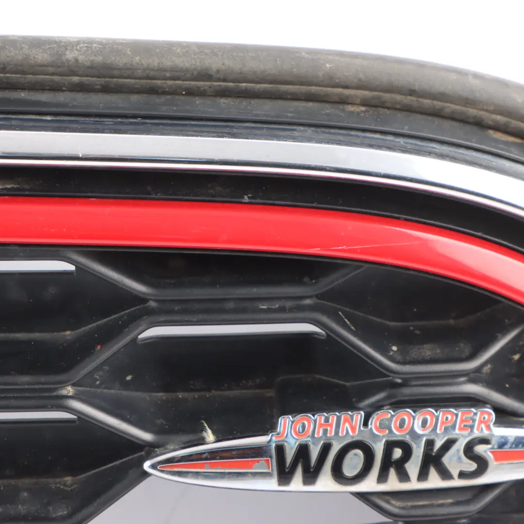Front Bumper Grille Grill Grid Trim Panel Red to Mini Countryman F60 JCW with Part number 7470512 Mini Countryman F60 JCW Front Bumper Grille Grill Grid Trim Panel Red - SKU 7470512 - Part number 7470512