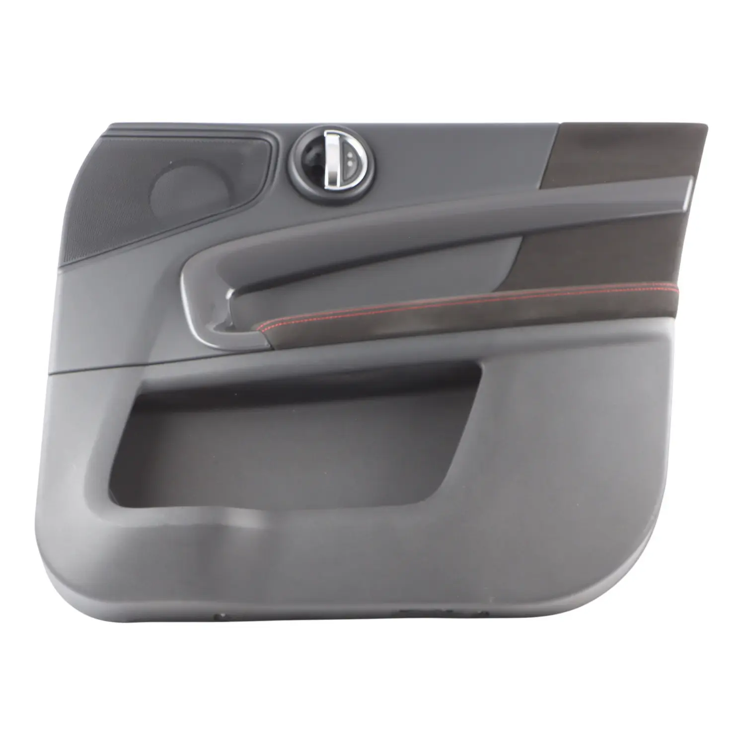 Mini F60 Front Door Card Trim Panel Cover Right O/S Black Chilli Red 7476532