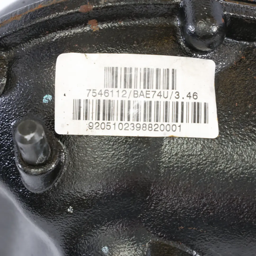 Front Differential Diff 3,46 WARRANTY to BMW X3 E83 3.0d E46 325xi 330xi with Part number 7546112 BMW X3 E83 3.0d E46 325xi 330xi Front Differential Diff 3,46 WARRANTY - SKU 7500799 - Part number 7546112