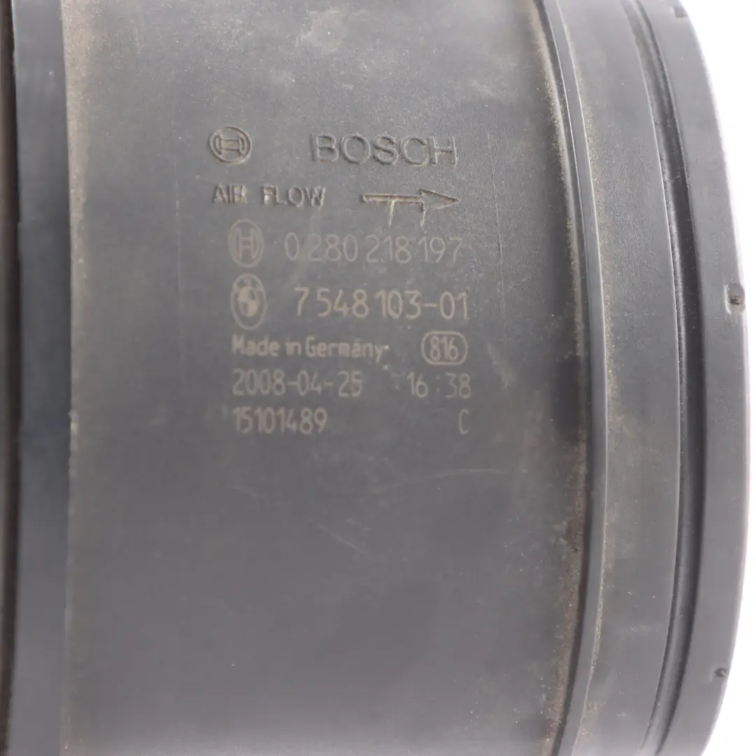 N62N Petrol Engine Air Flow Meter Sensor to BMW E70 with Part number 7548103 BMW E70 N62N Petrol Engine Air Flow Meter Sensor - SKU 7548103 - Part number 7548103