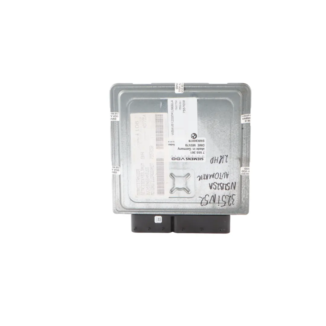 N52 218HP Engine ECU Kit DME 7555361 CAS2 Key Automatic to BMW E60 E90 325i 525i with Part number 7577968 BMW E60 E90 325i 525i N52 218HP Engine ECU Kit DME 7555361 CAS2 Key Automatic - SKU 7555361-10 - Part number 7577968