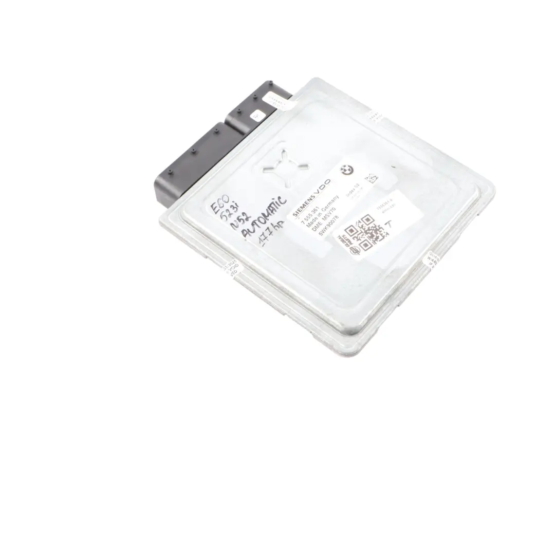 BMW E60 E90 E91 N52 323i 523i 177HP Engine Control ECU DME Automatic - SKU 7555361-9 - Part number 7555361