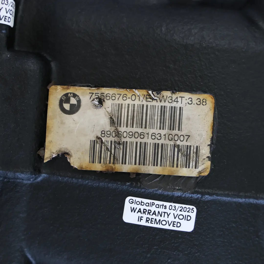 N52 Différentiel Arrière 3,38 Ratio 7556676 pour BMW E60 E61 525I à propos du numéro de pièce 7560599 BMW E60 E61 525I N52 Différentiel Arrière 3,38 Ratio 7556676 - SKU 7560599 - Numéro de pièce 7560599