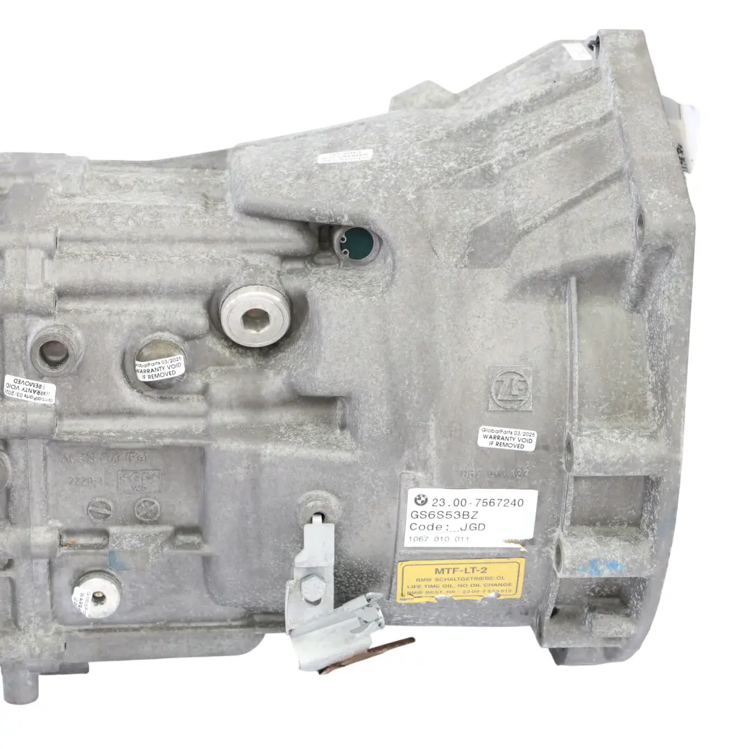 Benziner N54 Schalt Getriebe GS6-53DZ G011 GARANTIE für BMW E90 E91 E92 335i mit Teilenummer 7567240 BMW E90 E91 E92 335i Benziner N54 Schalt Getriebe GS6-53DZ G011 GARANTIE - SKU 7567240 - Teilenummer 7567240