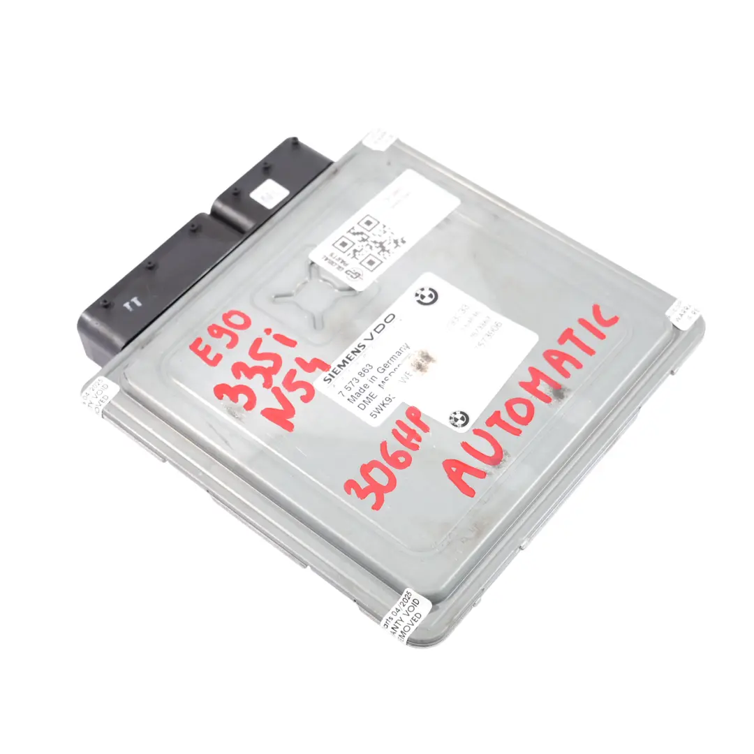 N54 306PS Benzin Motor Steuer Gerät ECU DME für BMW E60 E90 E91 335I 535I mit Teilenummer 7573863 BMW E60 E90 E91 335I 535I N54 306PS Benzin Motor Steuer Gerät ECU DME - SKU 7573863 - Teilenummer 7573863
