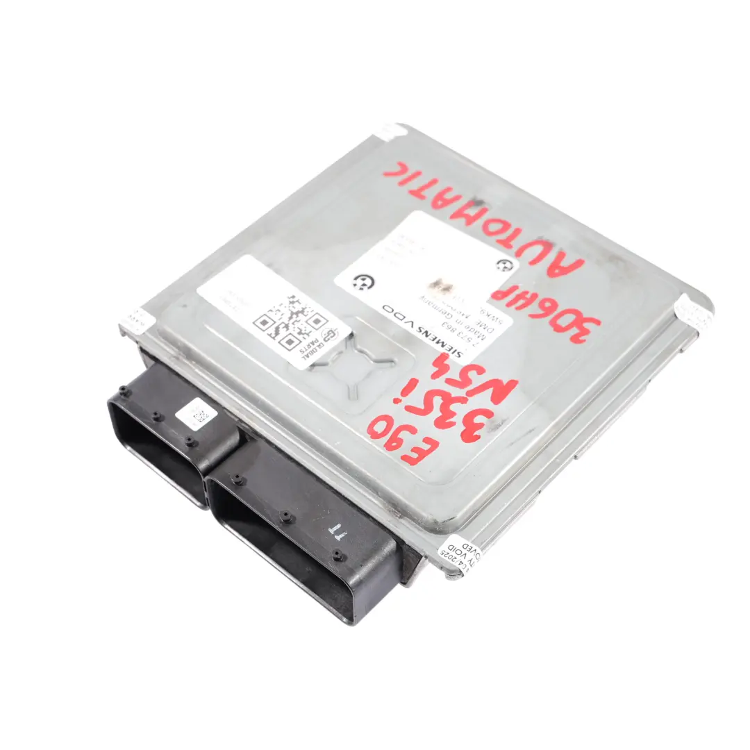 N54 306HP Unidad Control Motor ECU DME para BMW E60 E90 E91 335I 535I con número de pieza 7573863 BMW E60 E90 E91 335I 535I N54 306HP Unidad Control Motor ECU DME - SKU 7573863 - Número de pieza 7573863