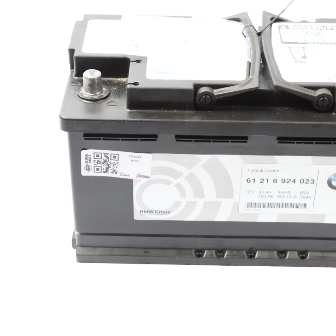 BMW AGM 12V Accumulator Battery 90Ah 900A - SKU 7575328 - Part number 7575328