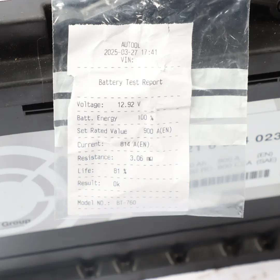 AGM 12V Accumulator Battery 90Ah 900A to BMW with Part number 7575328 BMW AGM 12V Accumulator Battery 90Ah 900A - SKU 7575328 - Part number 7575328