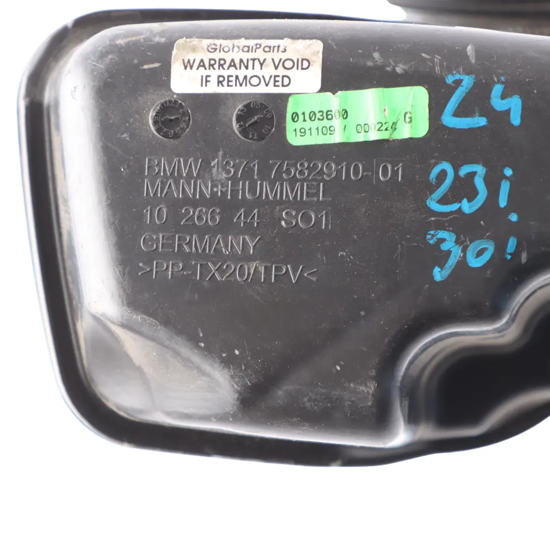 BMW Z4 E89 23i 30i N52N Ingresso Aria Stivale Box Risonatore - SKU 7582910-1 - Numero di parte 7582910