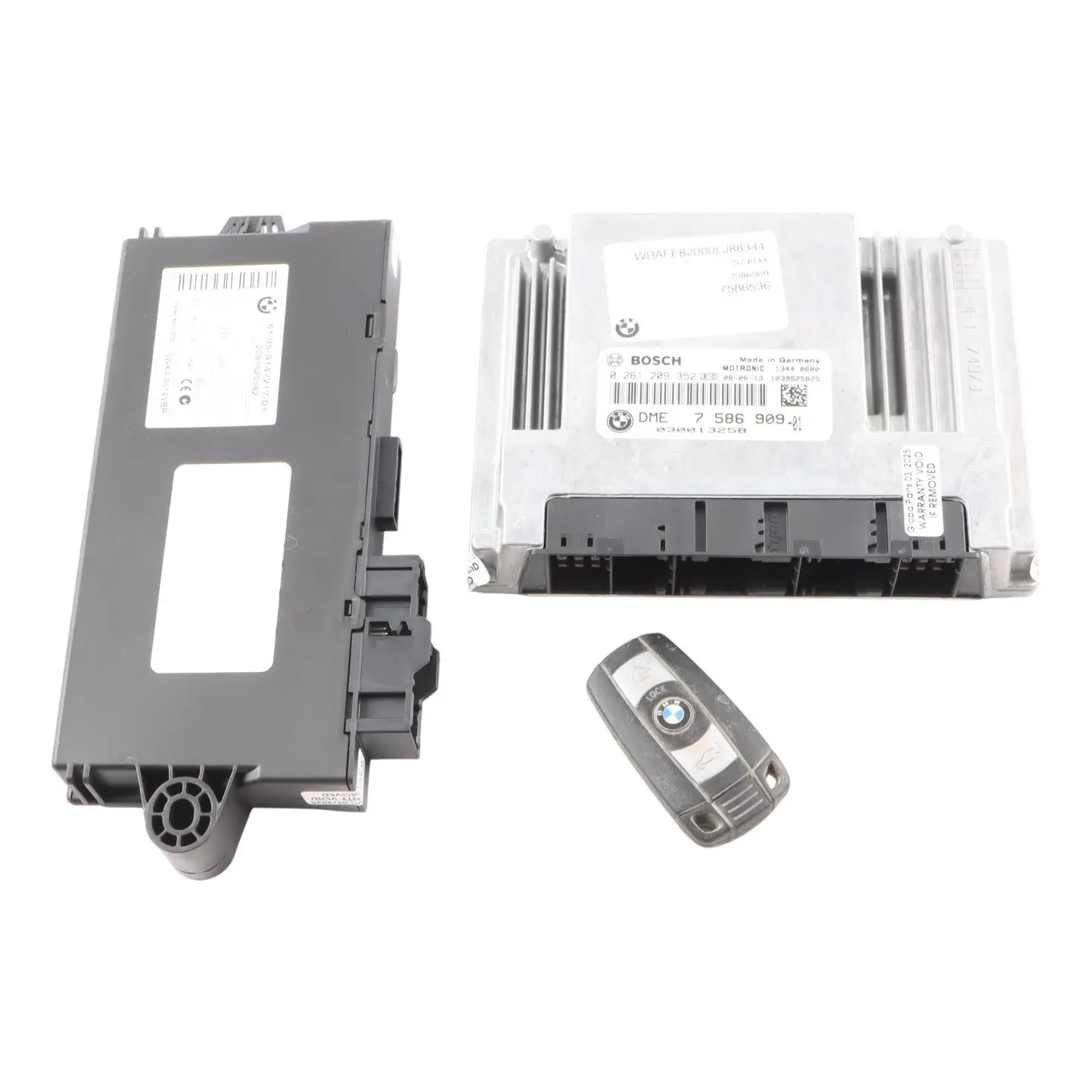 BMW X5 E70 4.8i 355HP N62N Engine Module ECU DME Kit 7586909 Key CAS3 Automatic
