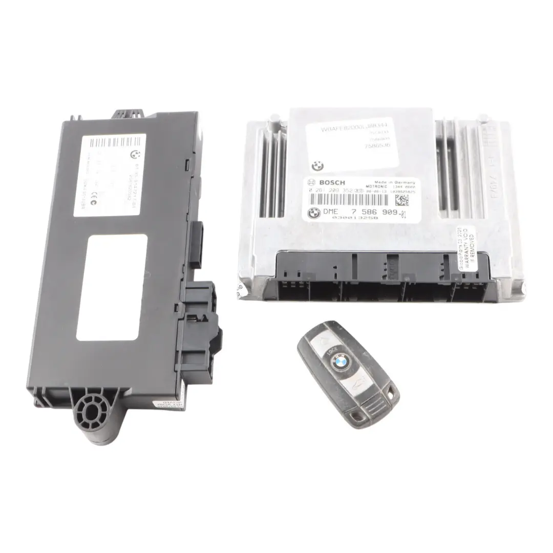 4.8i 355HP N62N Engine Module ECU DME Kit Key CAS3 Automatic to BMW X5 E70 with Part number 7586909 BMW X5 E70 4.8i 355HP N62N Engine Module ECU DME Kit Key CAS3 Automatic - SKU 7586909 - Part number 7586909