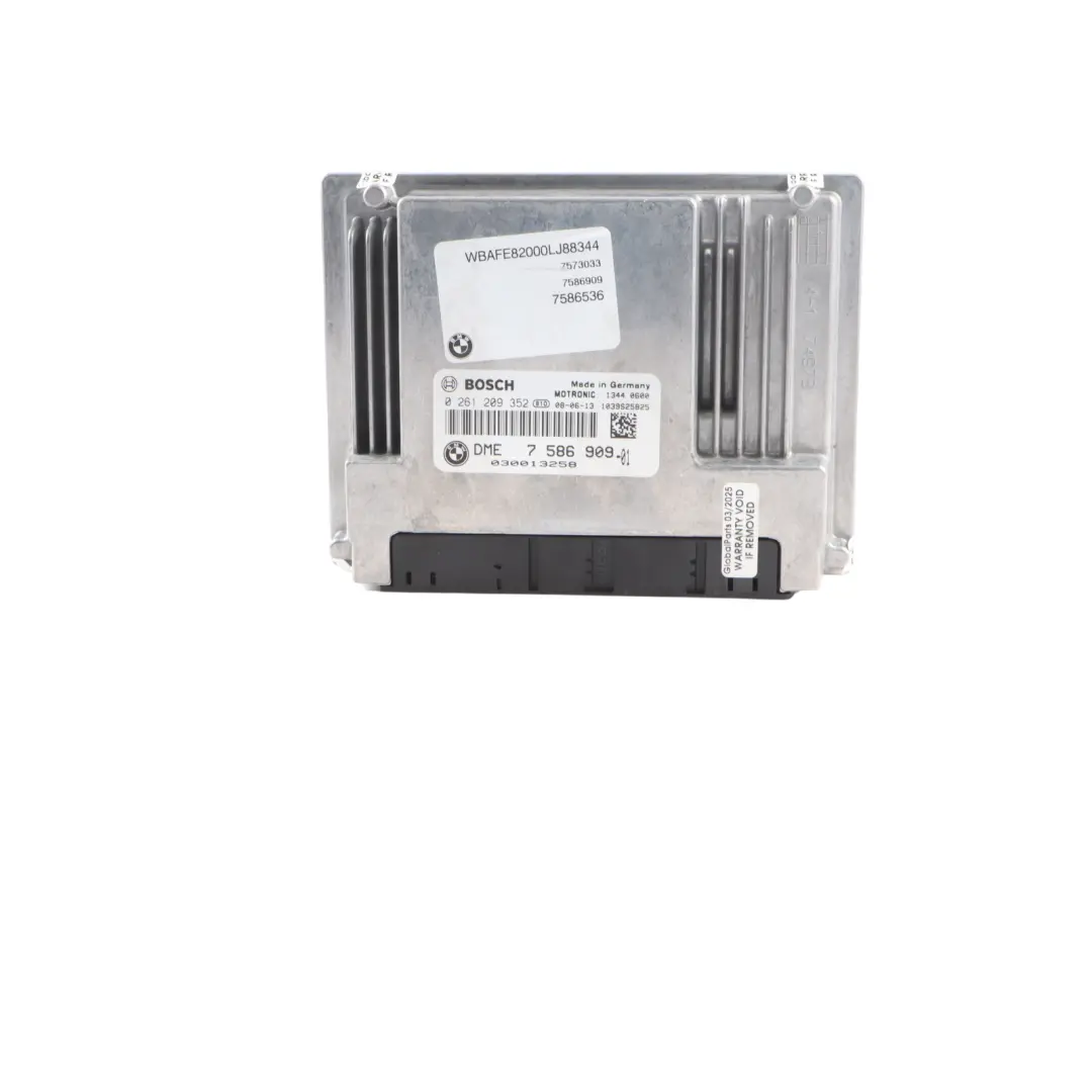 BMW X5 E70 4.8i 355HP N62N Engine Module ECU DME Kit Key CAS3 Automatic - SKU 7586909 - Part number 7586909