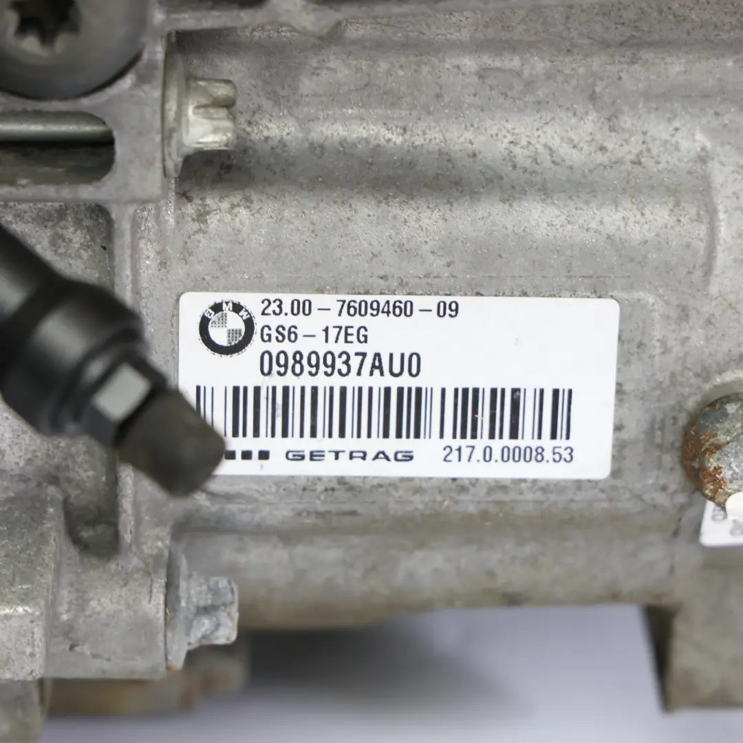BMW Z4 E89 F10 F20 F30 Benzina N20 Cambio Manuale GS6-17 GARANZIA 7609460 - SKU 7633990 - Numero di parte 7633990