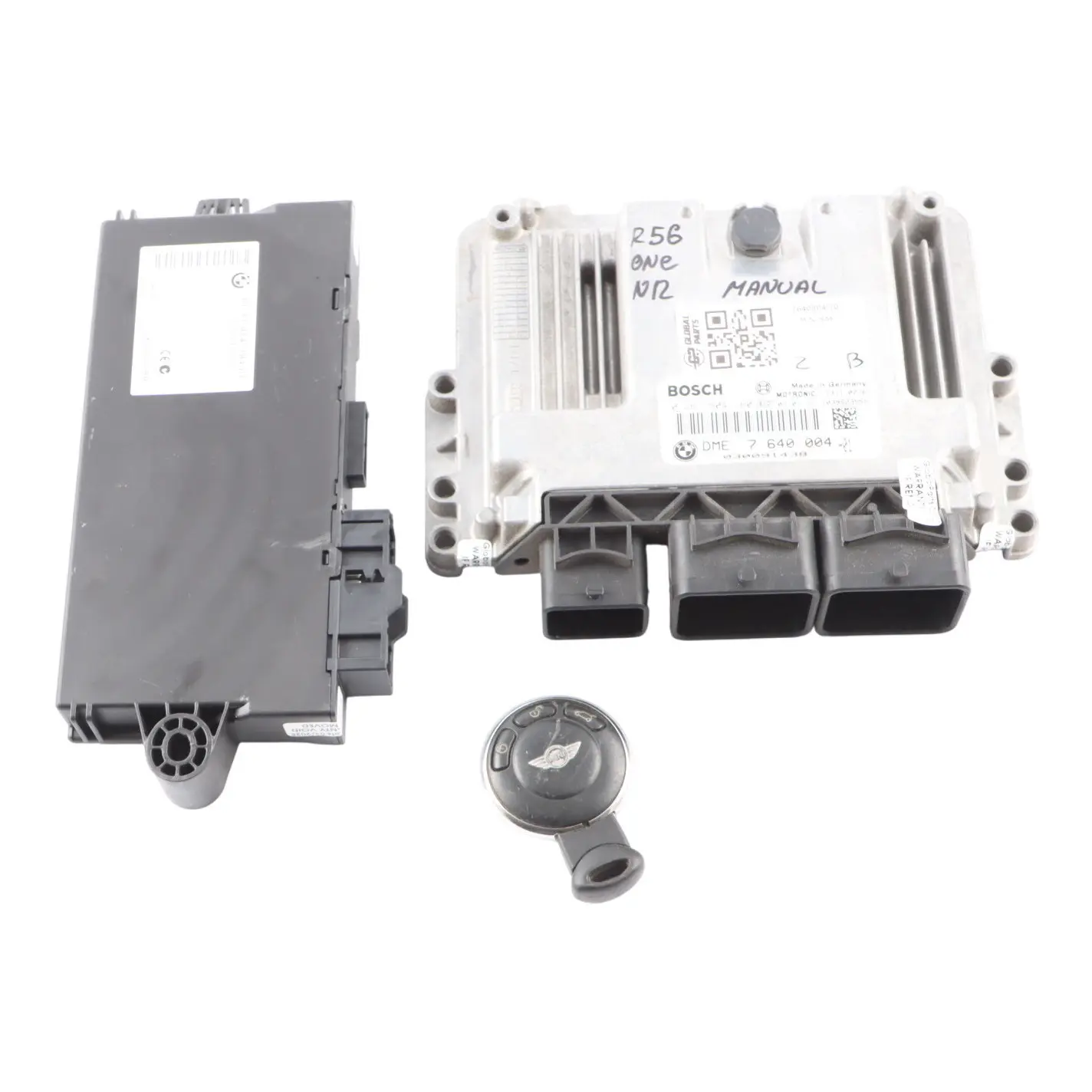 Mini One R55 R56 Petrol N12 1.4 95HP Engine ECU Kit DME 7640004 CAS3 Key Manual
