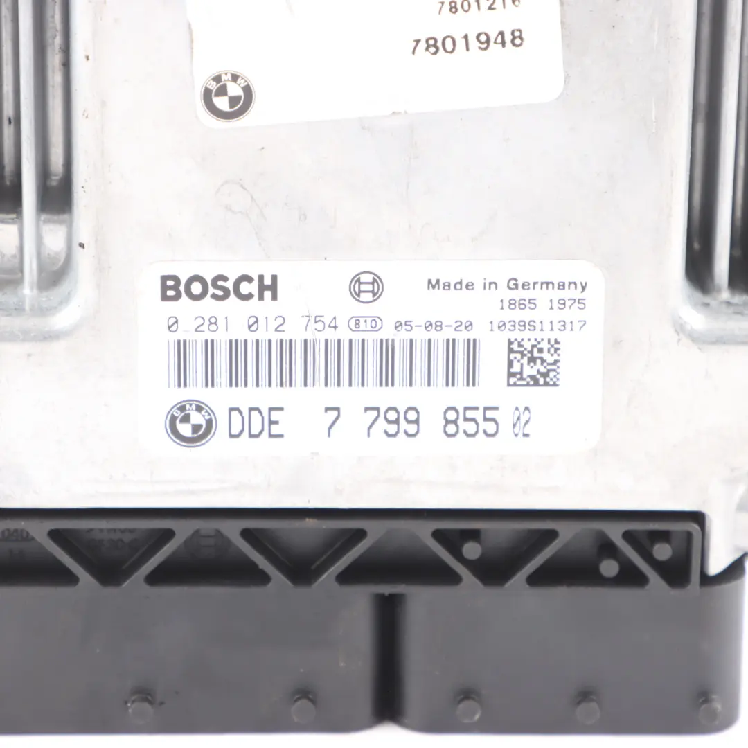 BMW E60 E61 X3 E83 E87 E90 120d 320d 520d 150HP M47N2 Engine ECU Kit DDE - SKU 7799855-4 - Part number 7799855
