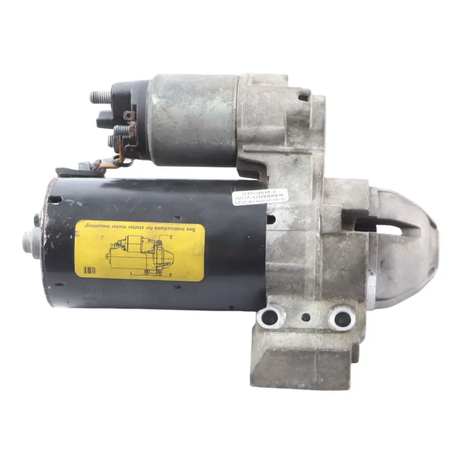 Starter Motor to BMW X5 E70 E87 F10 F11 F15 F25 F30 Diesel Engine with Part number 7801203 BMW X5 E70 E87 F10 F11 F15 F25 F30 Diesel Engine Starter Motor - SKU 7801203 - Part number 7801203