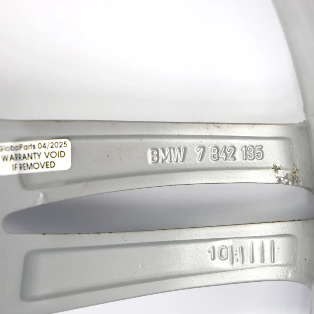 BMW Z4 E89 Przednia Srebrna Felga Aluminiowa 19" 8J ET:29 M 326 - SKU 7842135-1 - Numer Części 7842135
