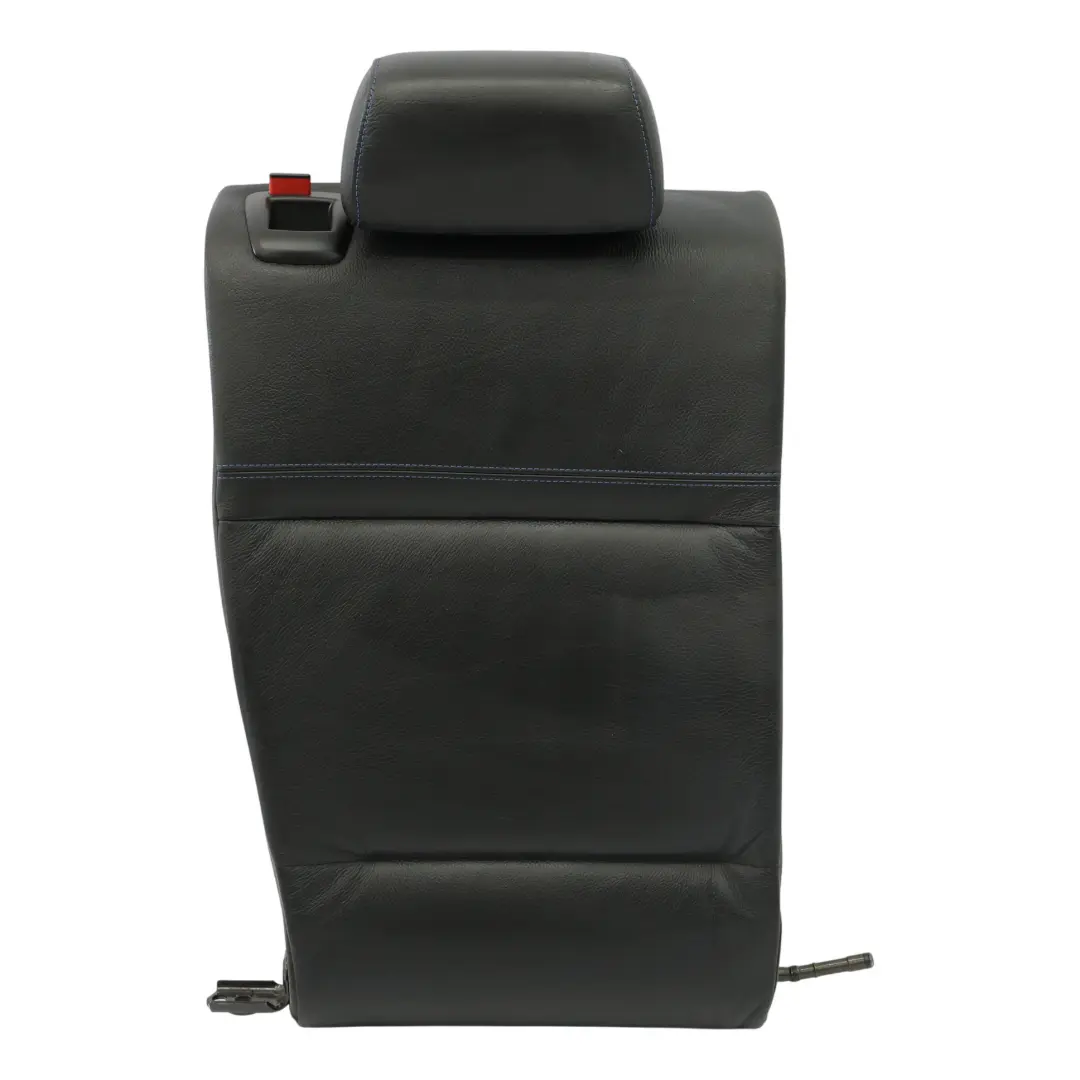 BMW E91 LCI Rück Sitz Lehne Lehnen Bezug Leder Dakota Schwarz Blau Naht - SKU 7843764 - Teilenummer 7843764