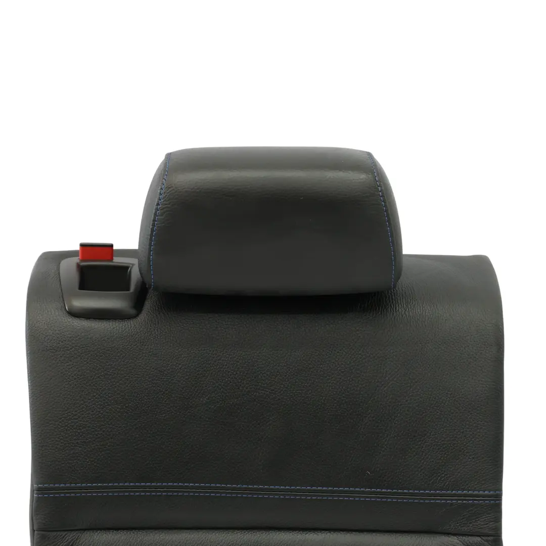 Rück Sitz Lehne Lehnen Bezug Leder Dakota Schwarz Blau Naht für BMW E91 LCI mit Teilenummer 7843764 BMW E91 LCI Rück Sitz Lehne Lehnen Bezug Leder Dakota Schwarz Blau Naht - SKU 7843764 - Teilenummer 7843764