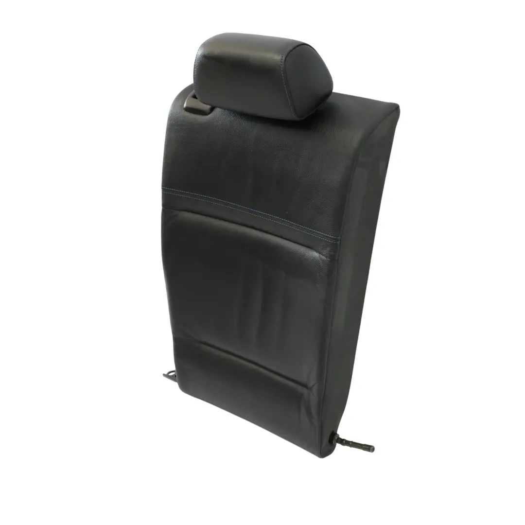 Rück Sitz Lehne Lehnen Bezug Leder Dakota Schwarz Blau Naht für BMW E91 LCI mit Teilenummer 7843764 BMW E91 LCI Rück Sitz Lehne Lehnen Bezug Leder Dakota Schwarz Blau Naht - SKU 7843764 - Teilenummer 7843764