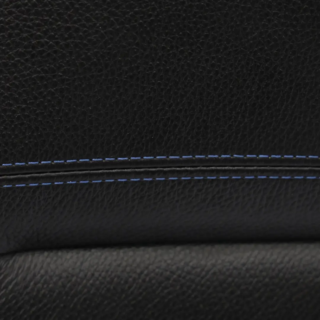  Funda Cuero Respaldo Asiento Trasero BMW E91 LCI Costura Azul Negro Dakota - SKU 7843764 - Número de pieza 7843764