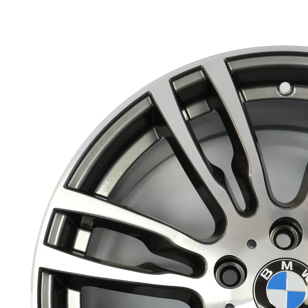 Tylna Felga Aluminiowa Ferricgrey 19" 8,5J ET:47 M Styling 403 do BMW F30 F31 o numerze 7845883 BMW F30 F31 Tylna Felga Aluminiowa Ferricgrey 19" 8,5J ET:47 M Styling 403 - SKU 7845883 - Numer Części 7845883