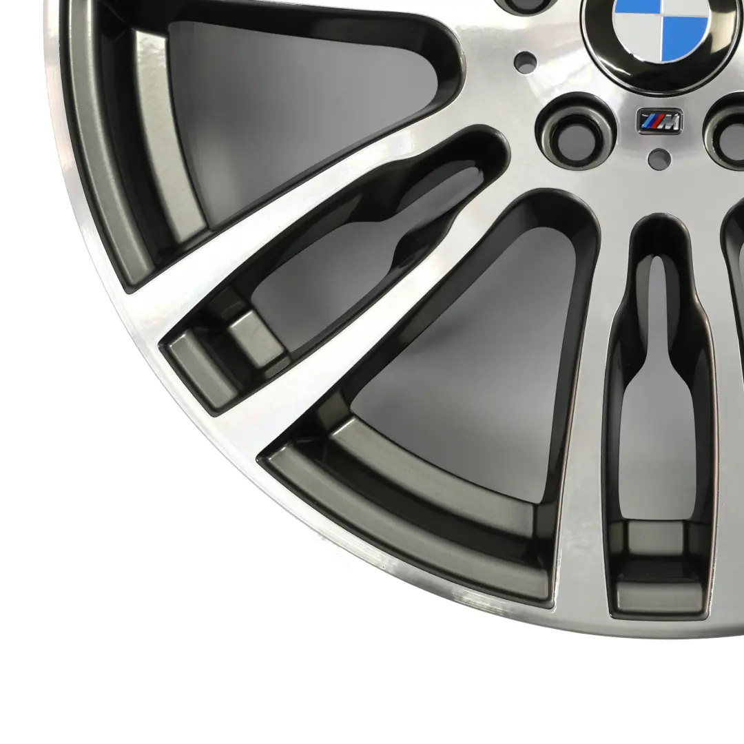 Ferricgrey Hinten Alufelge 19" 8,5J ET:47 M Sternspeiche 403 für BMW F30 F31 mit Teilenummer 7845883 BMW F30 F31 Ferricgrey Hinten Alufelge 19" 8,5J ET:47 M Sternspeiche 403 - SKU 7845883 - Teilenummer 7845883