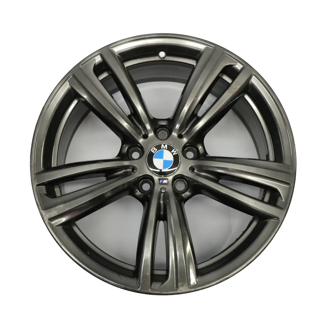 Ferricgrey Alloy Wheel Rim 19" M Double Spoke 442 8J ET:36 to BMW F30 F32 with Part number 7846780 BMW F30 F32 Ferricgrey Alloy Wheel Rim 19" M Double Spoke 442 8J ET:36 - SKU 7846780-6 - Part number 7846780