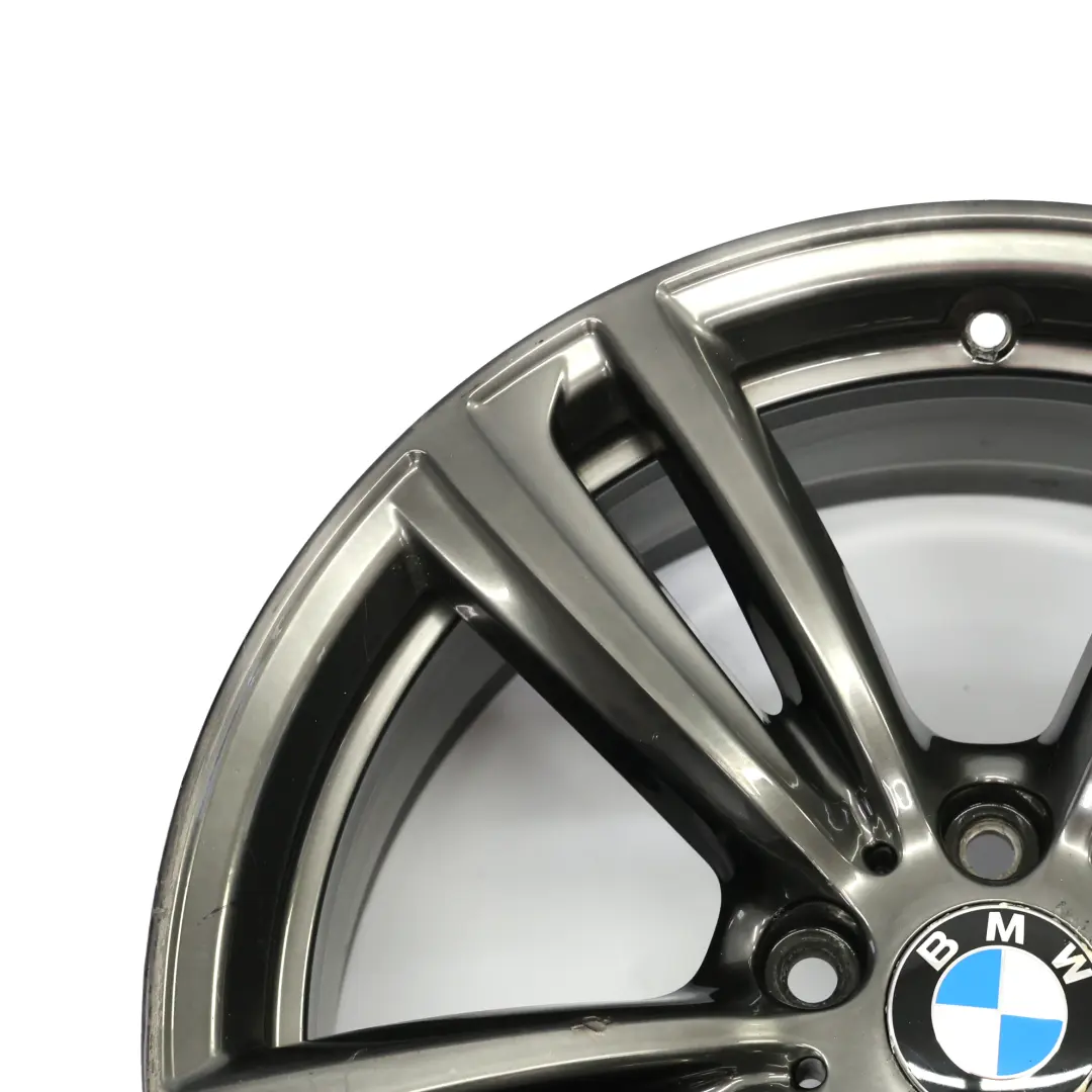 Ferricgrey Alloy Wheel Rim 19" M Double Spoke 442 8J ET:36 to BMW F30 F32 with Part number 7846780 BMW F30 F32 Ferricgrey Alloy Wheel Rim 19" M Double Spoke 442 8J ET:36 - SKU 7846780-6 - Part number 7846780