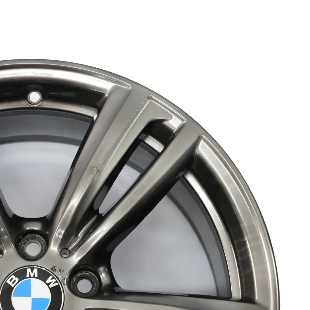 BMW F30 F32 Ferricgrey Rear Alloy Wheel Rim 19" 8,5J ET:47 M Double Spoke 442 - SKU 7846781-8 - Part number 7846781