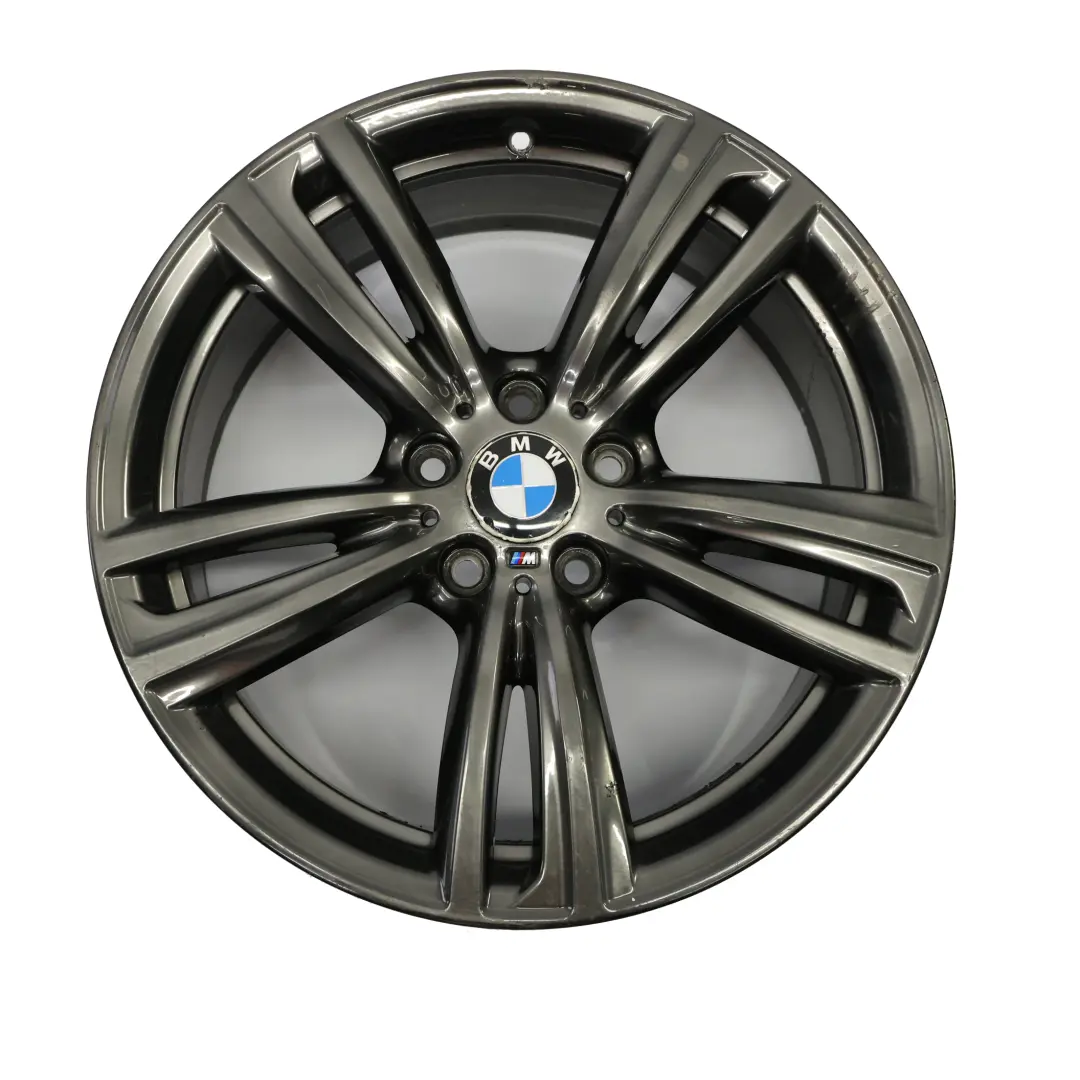 BMW F30 F32 Ferricgrey Jante Alliage Arrière 19" 8,5J ET:47 M Double Spoke 442 - SKU 7846781-9 - Numéro de pièce 7846781
