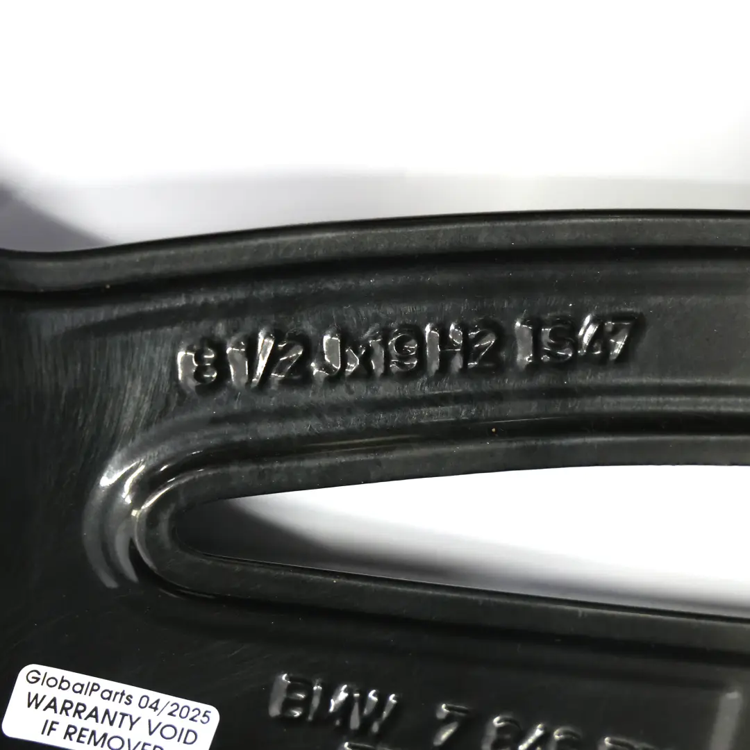 BMW F30 F32 Ferricgrey Jante Alliage Arrière 19" 8,5J ET:47 M Double Spoke 442 - SKU 7846781-9 - Numéro de pièce 7846781
