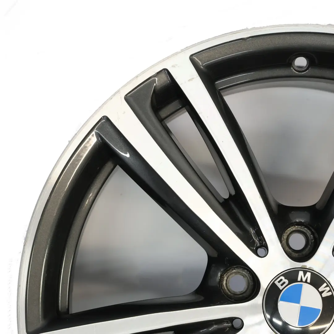 BMW F30 F32 Ferricgrey Rear Alloy Wheel Rim 19" 8,5J ET:47 M Double Spoke 442 - SKU 7846781 - Part number 7846781