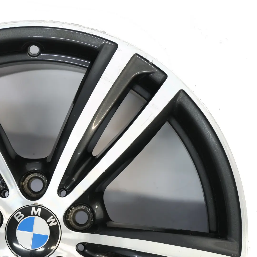 BMW F30 F32 Ferricgrey Rear Alloy Wheel Rim 19" 8,5J ET:47 M Double Spoke 442 - SKU 7846781 - Part number 7846781