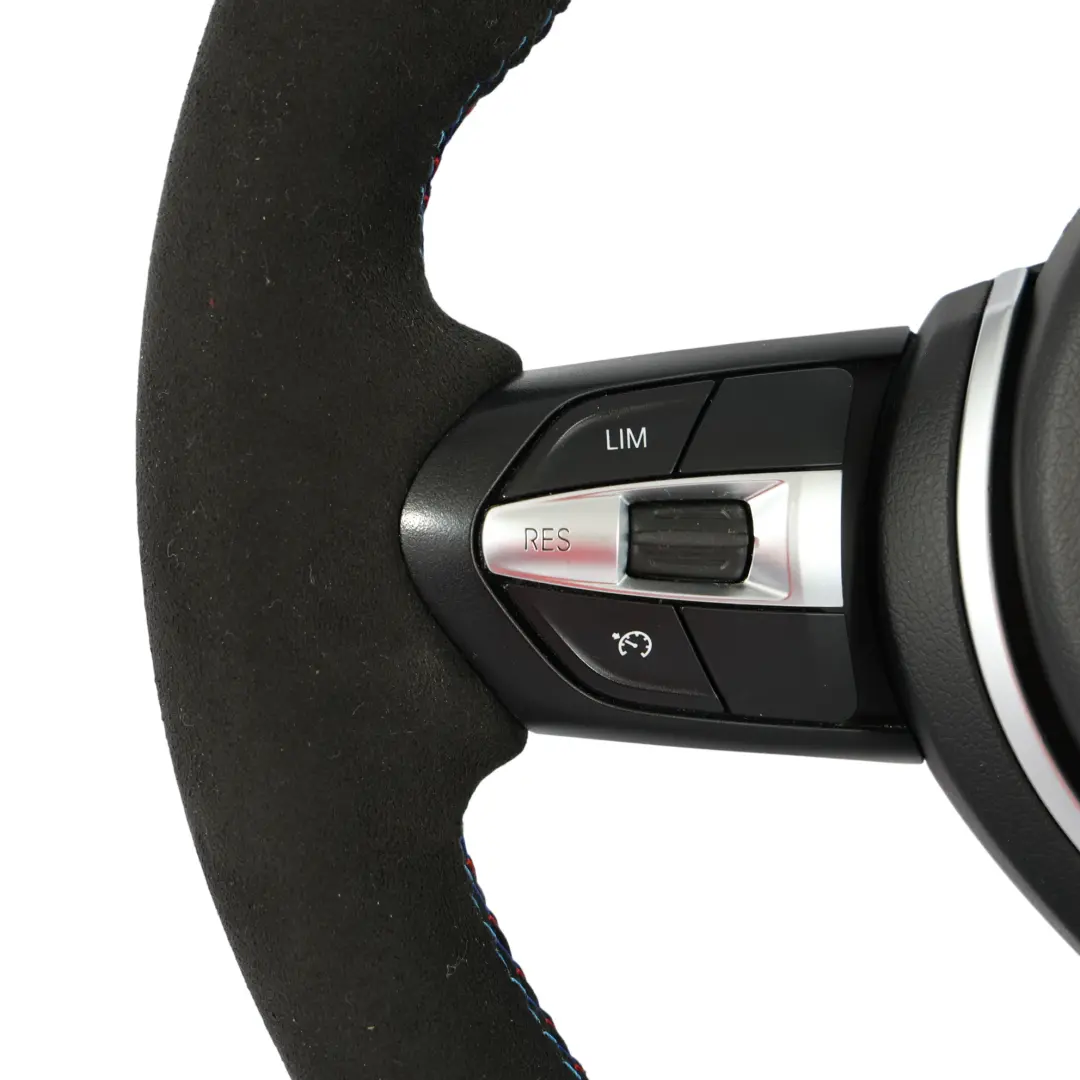 Leather / Alcantara Steering Wheel to BMW F20 F30 F31 M Sport NEW Black with Part number 7848338 BMW F20 F30 F31 M Sport NEW Black Leather / Alcantara Steering Wheel - SKU 7848338-4-SET - Part number 7848338