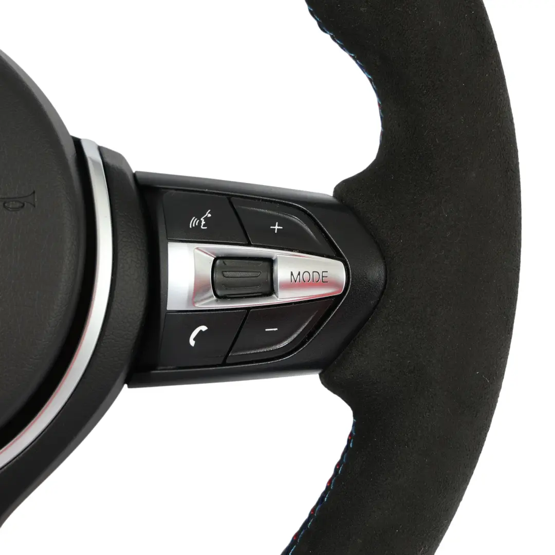 NUEVO Cuero Negro / Alcantara Volante Airbag para BMW F20 F30 F31 M Sport con número de pieza 7848338 BMW F20 F30 F31 M Sport NUEVO Cuero Negro / Alcantara Volante Airbag - SKU 7848338-4-SET - Número de pieza 7848338