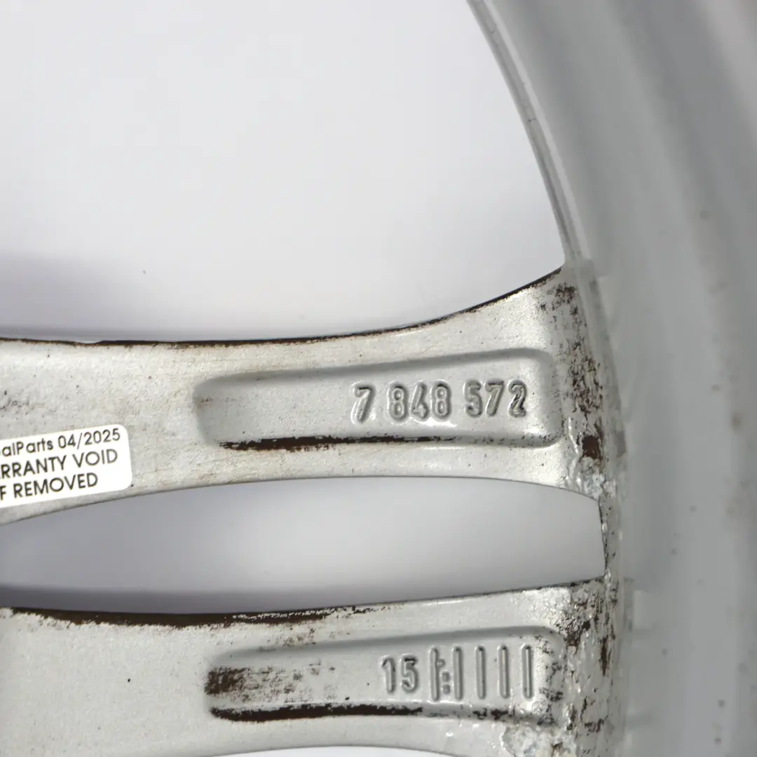 Alloy Wheel Rim 18" 8J ET:30 M Double Spoke 613 to BMW F10 F11 F06 F12 F13 with Part number 7848572 BMW F10 F11 F06 F12 F13 Alloy Wheel Rim 18" 8J ET:30 M Double Spoke 613 - SKU 7848572-2 - Part number 7848572