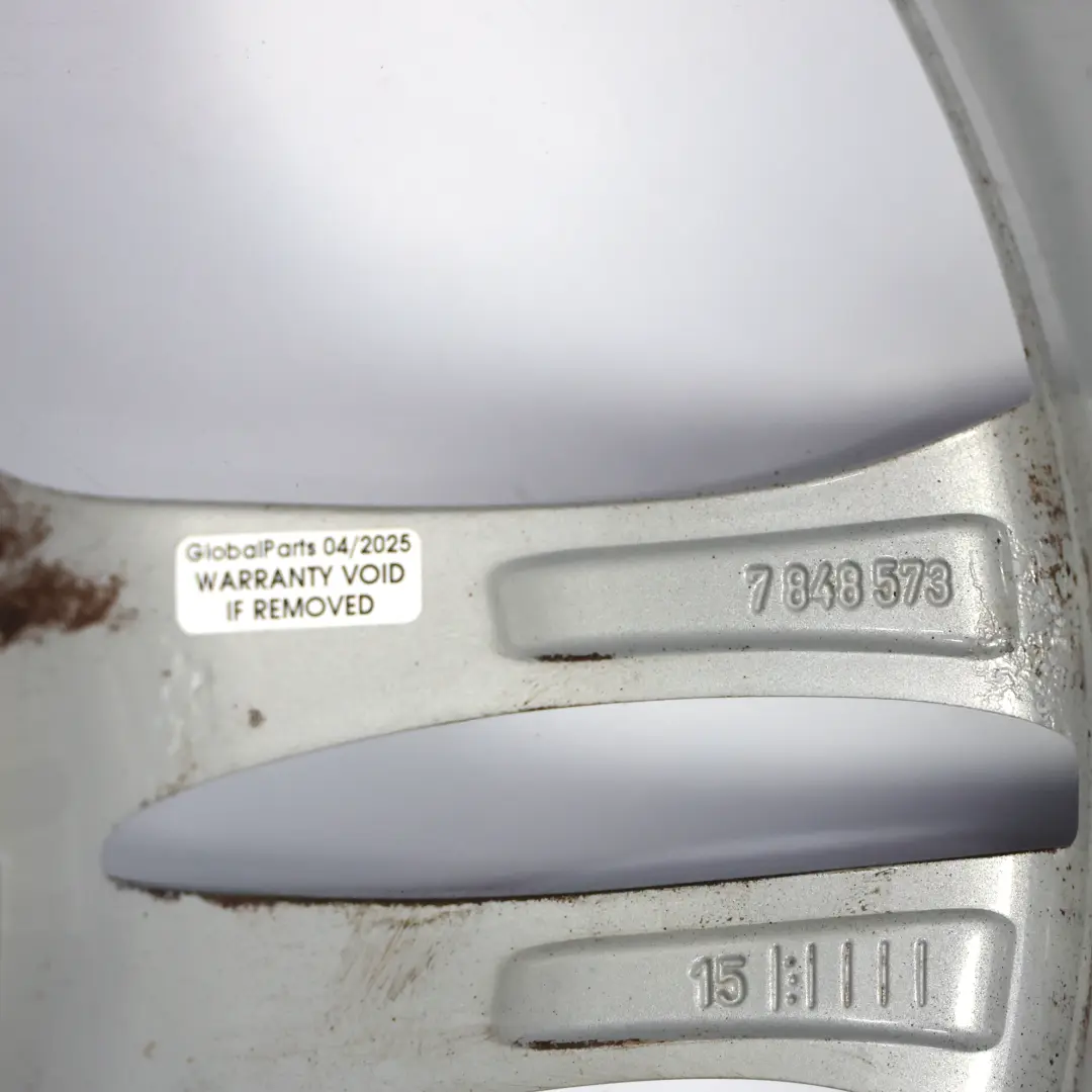 BMW F10 F06 F12 Jante arrière en alliage 18" 9J ET:44 M Double Spoke 613 - SKU 7848573-1 - Numéro de pièce 7848573