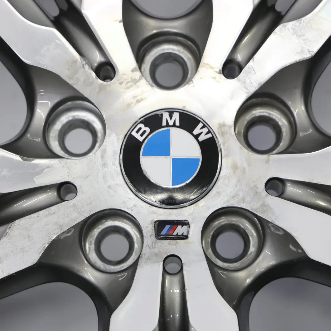 BMW F45 F46 Ferric Grey Alloy Wheel Rim 18" M Double Spoke 486 ET:57 8J - SKU 7848602-3 - Part number 7848602