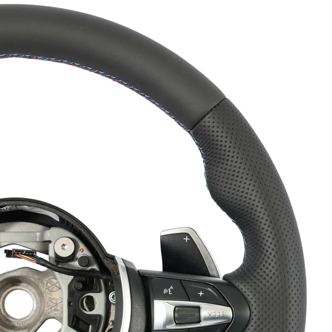 Steering Wheel BMW F07 F10 F11 LCI NEW Black Leather M Sport Paddle Shift to with Part number 7851234 Steering Wheel BMW F07 F10 F11 LCI NEW Black Leather M Sport Paddle Shift - SKU 7851234-3 - Part number 7851234
