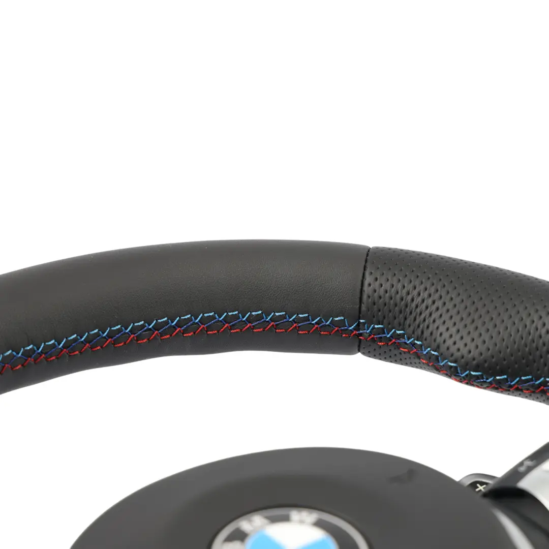 Volante BMW F07 F10 F11 LCI NUOVO Pelle Nera M Sport Cambio al Volante - SKU 7851234-3-SET - Numero di parte 7851234