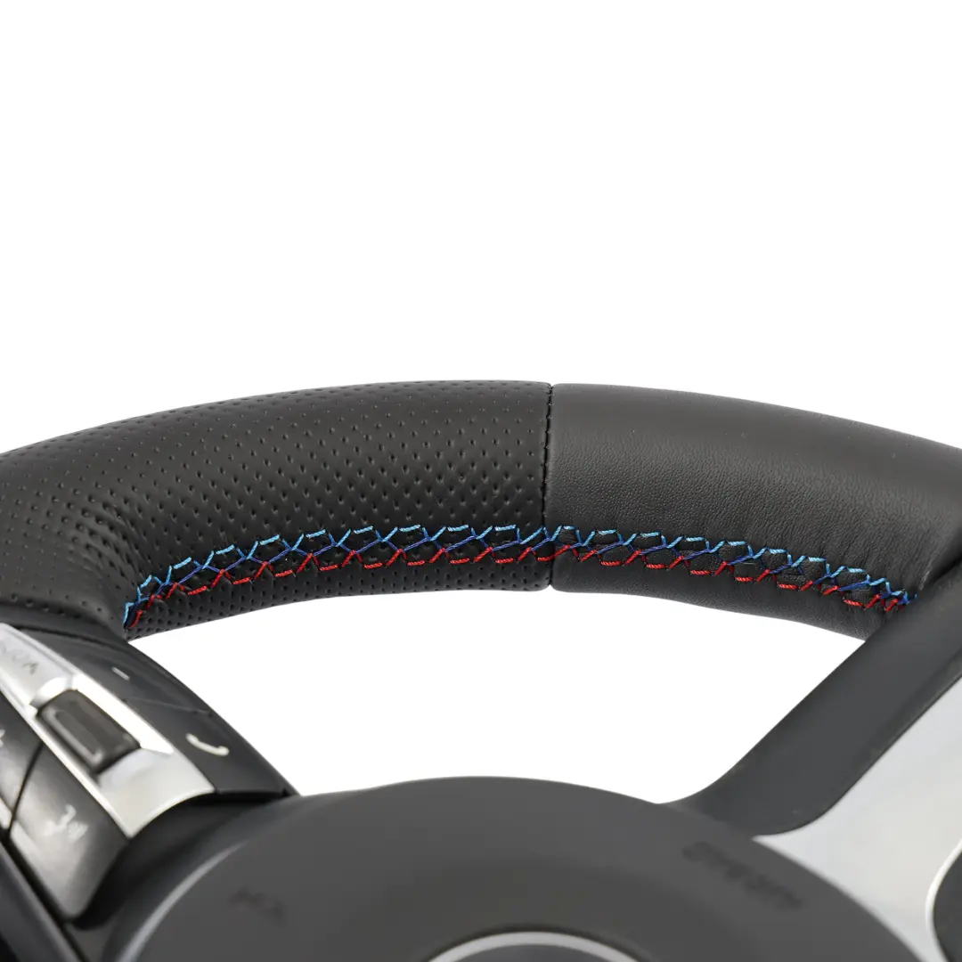 NUEVO Cuero Negro M Sport Palanca de cambio para Volante BMW F07 F10 F11 LCI con número de pieza 7851234 Volante BMW F07 F10 F11 LCI NUEVO Cuero Negro M Sport Palanca de cambio - SKU 7851234-3-SET - Número de pieza 7851234