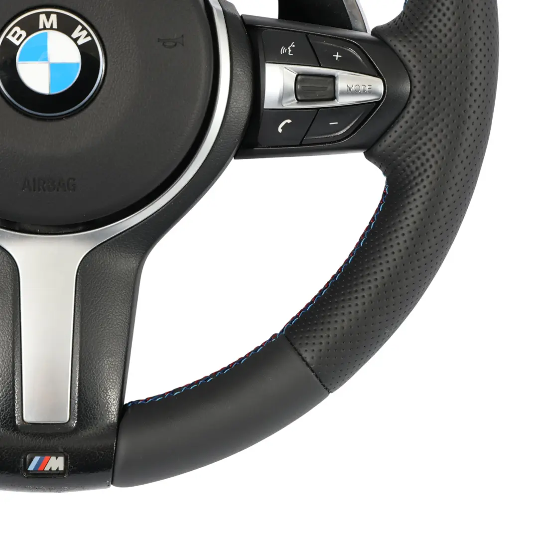  Volant BMW F07 F10 F11 LCI NEUF Cuir Noir M Sport Palettes De Changement Vitesse - SKU 7851234-3-SET - Numéro de pièce 7851234