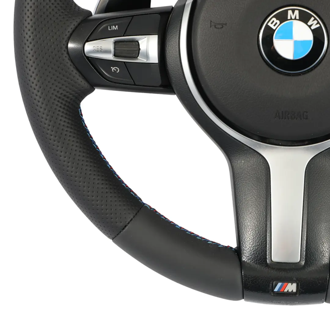  Volant BMW F07 F10 F11 LCI NEUF Cuir Noir M Sport Palettes De Changement Vitesse - SKU 7851234-3-SET - Numéro de pièce 7851234